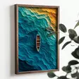 Monivärinen Koristeellinen Kehystetty MDF-maalaus 35x47x2 cm - UV-painatus, 100% MDF ja Mäntykehys - Taulut ja kehykset - 8684283652969 - 3