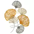 Monivärinen Koristeellinen Metalli Seinäkoriste - 100% Metalli, 0,8 mm Paksuus, 75x5x100 cm, Käsinmaalattu - Koristeet, koriste-esineet - 8683342215619 - 1