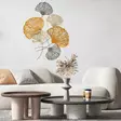 Monivärinen Koristeellinen Metalli Seinäkoriste - 100% Metalli, 0,8 mm Paksuus, 75x5x100 cm, Käsinmaalattu - Koristeet, koriste-esineet - 8683342215619 - 3