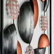 Monivärinen Koristeellinen Metalli Seinäkoriste 55x55 cm - Käsinmaalattu Taideteos 100% Metallia, Kestävä ja Tyylikäs - Koristeet, koriste-esineet - 8682870854819 - 5