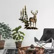 Monivärinen Koristeellinen Metalli Seinäkoriste 65x79 cm - Käsintehty ja Uniikki Taideteos Kodin Sisustukseen - Koristeet, koriste-esineet - 8683743680009 - 4