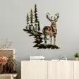 Monivärinen Koristeellinen Metalli Seinäkoriste 65x79 cm - Käsintehty ja Uniikki Taideteos Kodin Sisustukseen - Koristeet, koriste-esineet - 8683743680009 - 2