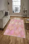 Monivärinen Matto 160x230 cm - 100% Polyesteri, Antibakteerinen, Konepestävä, Liukumaton, 3D Digitaalipainatus - Suuret ja keskikokoiset matot - 8681875929089 - 1