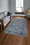 Monivärinen Matto 80x120 cm - 100% Polyesteri, Antibakteerinen, Ekologinen, Konepestävä, Liukumaton Alusta - Pienet matot ja käytävämatot - 8683342898829 - 2