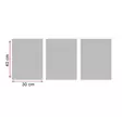 Monivärinen MDF-seinäkoriste 3-osainen - 100% MDF, 2,7 mm paksuus, 30x40 cm per osa, kokonaiskoko 94x40 cm - Taulut ja kehykset - 8681875280319 - 3