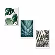 Monivärinen MDF-seinäkoriste 3-osainen - 100% MDF, 2,7 mm paksuus, 30x40 cm per osa, kokonaiskoko 94x40 cm - Taulut ja kehykset - 8681875280319 - 1