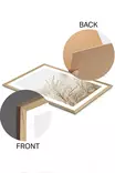 Monivärinen MDF-seinäkoriste, UV-painatus, kehyksetön, 33x48 cm, tyylikäs ja ympäristöystävällinen sisustustaulu - Taulut ja kehykset - 8684283198139 - 3