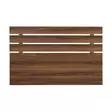 Päätylevy 140x100x3 cm, Pähkinä, 100% Melamiinipinnoitettu Lastulevy, 18 mm, Yksi Paketti, Kestävä ja Tyylikäs - Sängynpäädyt - 8681875178609 - 1