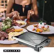 Panini- ja kontaktigrilli tarttumattomalla pinnoitteella ja ylikuumenemissuojalla 1000W Musta - Voileipägrillit ja leivänpaahtimet - 8711902083009 - 5