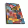 Paul Klee Taide: Monivärinen 100% Mokkanahkakangas Seinäkoriste, 45x70 cm, 3 cm Paksu Puukehys - Taulut ja kehykset - 8681875399059 - 1