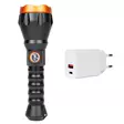 PNI Adventure F550 Crystal LED -taskulamppu, 10 W, alumiinia, 2500 lm, jopa 700 m, 4000 mAh, IPX6, mukana PNI CHG300 -virtalähde - PNI tuotteet - 5949066529559 - 1