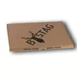 Pronssinen Koriste-esine - 100% Metalli, 2mm Paksuus, Puupohja, Koko 17x31x3,5 cm - Tyylikäs Sisustuselementti - Koristeet, koriste-esineet - 8681875641189 - 1