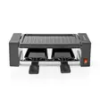 Raclette / Gourmet-setti | 2 henkilöä | 400 W | 23 x 10 cm | Tarttumaton pinnoite - Keittiön erikoiskoneet ja grillit - 8711902090069 - 1