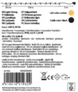 Retro LED-valosarja 40 LED meripihka - Valosarjat - 6410416419329 - 4