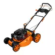 Ruohonleikkuri itsevetävä, leikkuuleveys 55cm, keräävä, silppuava, sivulle heittävä - Työnnettävät ruohonleikkurit - 6438168120959 - 16