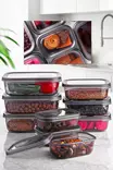Säilytyslaatikko-setti (9 osaa), monivärinen, 14 x 10 x 5 cm, kestävä, BPA-vapaa - Muovilaatikot ja säilytyslaatikot - 8683342787659 - 2