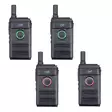 Sarja 4 kannettavaa radioasemaa PNI PMR R10 PRO, 446 MHz, 0,5 W, 16 ohjelmoitavaa kanavaa, 16 PMR ja 50 CTCSS ja 104 DCS-ääntä, näyttö, skannaus - PNI tuotteet - 5949066542619 - 1