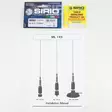 Sirio CB antenni ML145 PL-kierteellä, pituus 145 cm, 27 - 28,5 MHz, 900W, ilman kaapelia - PNI tuotteet - 8056182113979 - 11