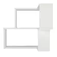 Skandinaavinen Valkoinen Seinähylly - 100% Melamiinipinnoitettu Lastulevy, 18 mm, 45x55,4x14,5 cm, Useita Hyllyjä - Seinähyllyt - 8681181790779 - 6