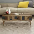 Sohvapöytä - Moderni ja Tyylikäs, 100% Melamiinipinnoitettu Lastulevy, Pähkinä Antrasiitti, 105x37,6x60 cm, 2 Pakkausta - Sohvapöydät - 8683342169639 - 3