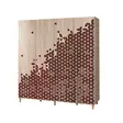 Sonoma Oak Vaatekaappi - 100% Melamiinipinnoitettu, 18mm Paksuus, Hornbeam Jalat, Metalli- ja Köysikahvat, UV-suojattu - Vaatekaapit - 8681875381139 - 1