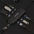 Swissten USB-C HUB 8-IN-1 - USB-sovittimet ja telakointi - 8595217487369 - 2