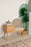 Tammi-Kerma Penkki: Tyylikäs ja Monikäyttöinen Huonekalu, 105x40x45 cm, Melamiinipinnoitettu Lastulevy, Sarvijalka - Penkit - 8683742868149 - 2