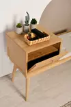 Tammi-Kerma Penkki: Tyylikäs ja Monikäyttöinen Huonekalu, 105x40x45 cm, Melamiinipinnoitettu Lastulevy, Sarvijalka - Penkit - 8683742868149 - 4