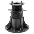 Terassijalka 80-200 mm, säädettävä korkeus - Terassijalat ja ruuvipaalut - 5903766968759 - 2