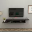 TV-taso Anthracite 100% Melamiinipinnoitettu Lastulevy 18 mm 18,2x120x29,6 cm Tyylikäs ja Toiminnallinen - TV-tasot - 8683743974009 - 3