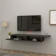 TV-taso Anthracite 100% Melamiinipinnoitettu Lastulevy 18 mm 18,2x120x29,6 cm Tyylikäs ja Toiminnallinen - TV-tasot - 8683743974009 - 5