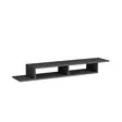 TV-taso Anthracite 100% Melamiinipinnoitettu Lastulevy 18 mm 18,2x120x29,6 cm Tyylikäs ja Toiminnallinen - TV-tasot - 8683743974009 - 1