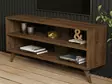 TV-taso, Huonekalut, Pähkinä, 100% Melamiinipinnoitettu Lastulevy, 18mm, 120x50x29,6cm, Useita Hyllyjä, Lisäsäilytystila - TV-tasot - 8681875449549 - 4