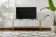 TV-taso, valkokulta, 180 cm leveä, tyylikäs, käytännöllinen - TV-tasot - 8684283112029 - 3