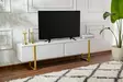 TV-taso, valkokulta, 180 cm leveä, tyylikäs, käytännöllinen - TV-tasot - 8684283112029 - 2