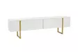 TV-taso, valkokulta, 180 cm leveä, tyylikäs, käytännöllinen - TV-tasot - 8684283112029 - 1