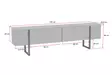TV-taso, valkokulta, 180 cm leveä, tyylikäs, käytännöllinen - TV-tasot - 8684283112029 - 11