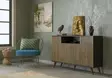 Tyylikäs ja Toiminnallinen Konsoli - 100% Lastulevy, MDF Kehys, 140x91x35 cm, Puinen Musta Atlantinmänty - Lipastot ja senkit - 8684283029549 - 2