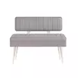 Valkoharmaa Bank Huonekalu - 100% Melamiinipinnoitettu Lastulevy, 18mm, PVC-jalat, 110x82,5x40cm, 1 Paketti - Huonekalut - 8683742499879 - 1