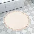 Valkoinen 100% Akryyli Kylpymatto, 80 cm, 1200 gr/m², 3 cm Nukka, Liukumaton, Antibakteerinen, Konepestävä 30°C - Kylpyhuonematot ja kosteantilan matot - 8683342423649 - 2