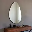 Valkoinen Peili 90x60 cm - Moderni MDF Kaluste, Seinään Kiinnitettävä, Asennusvalmis, Skandinaavinen Tyyli - Peilit - 8682870558779 - 6
