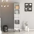 Valkoinen Vaatekaappi 100% Melamiinipinnoitettu Lastulevy 18mm 40x47,5x201,4cm Kaksi Pakettia Tyylikäs Säilytysratkaisu - Vaatekaapit - 8684282088769 - 4