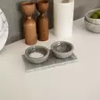 Verona Grey Marble Kulhosetti - 3-osainen Keittiöväline, Sisältää Vannitarjottimen ja Maustelaatikot, Tyylikäs Harmaa Design - Tarjoiluastiat - 8684283056309 - 2