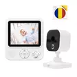 Videovauvamonitori PNI BM280 -paketti, 2,8 tuuman näyttö, langaton 2,4 GHz, mukana tahmea tyynylippu - PNI tuotteet - 5949066546129 - 1