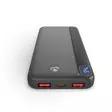 Virtapankki | 10000 mAh | 20 W | 1.5 / 1.67 / 2.0 / 2.22 / 3.0 A | Laitteen lähtövirran liittimet: 1x USB-C / 2x USB-A | Laitteen tulovirran liittimet: 1x USB-C | Lithium-Polymer | Näyttö - Varavirtalähteet - 5412810470709 - 1