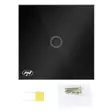 Yksinkertainen kosketuskytkin PNI SH121, lasia, musta, LED-merkkivalolla, 10A 200W - PNI tuotteet - 5949066530029 - 8