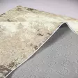 Ylellinen 80x150 cm Beige Valkoinen Minkki Polyesterimatto - Antibakteerinen, Konepestävä, Liukumaton Alusta - Pienet matot ja käytävämatot - 8683742614739 - 4