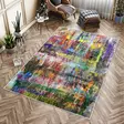 Ylellinen Monivärinen eteisen matto käytävämatto 80x150 cm - Antibakteerinen, Konepestävä, Liukumaton, 3D Digitaalinen Painatus - Pienet matot ja käytävämatot - 8681875927689 - 3