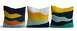 Ylellinen Monivärinen Tyynynpäällinen 3 kpl - 50% Puuvilla, 50% Polyesteri, 43x43 cm, Konepestävä ja Silityskelpoinen - Koristetyynyt - 8684283661169 - 1