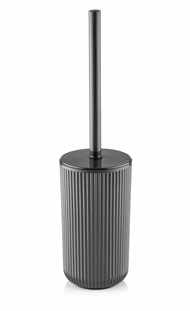 100% Muovinen WC-harja Anthracite - Kestävä ja Tyylikäs Kylpyhuoneeseen, Koko 10,5 x 10,5 x 33 cm - Kylpyhuonetarvikkeet - 8684283711659 - 1